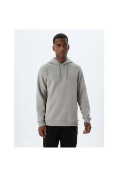 Koton Şardonlu Pamuklu Basic Kapşonlu Sweatshirt
