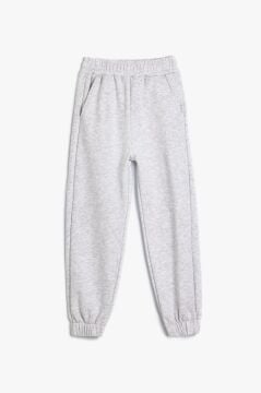 Koton Kız Çocuk Basic Jogger Eşofman Altı Beli Lastikli