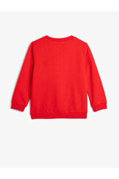 Koton Erkek Bebek Thor Sweatshirt Lisanslı Uzun Kollu Bisiklet Yaka Pamuklu Şardonlu