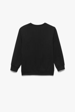 Koton Erkek Çocuk Baskılı Uzun Kollu Bisiklet Yaka Sweatshirt