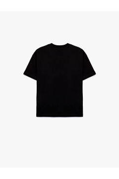 Koton Erkek Çocuk Basic Oversize Tişört Kısa Kollu Bisiklet Yaka Pamuklu