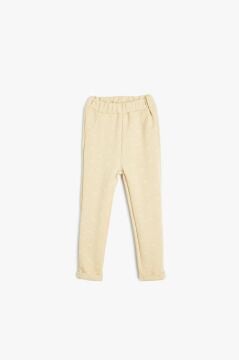 Koton Kız Bebek Basic Jogger Eşofman Altı Beli Lastikli Cep Detaylı