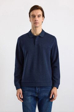 Hipatu Süvari Polo Yaka Selanik Sweat M09