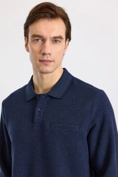 Hipatu Süvari Polo Yaka Selanik Sweat M09