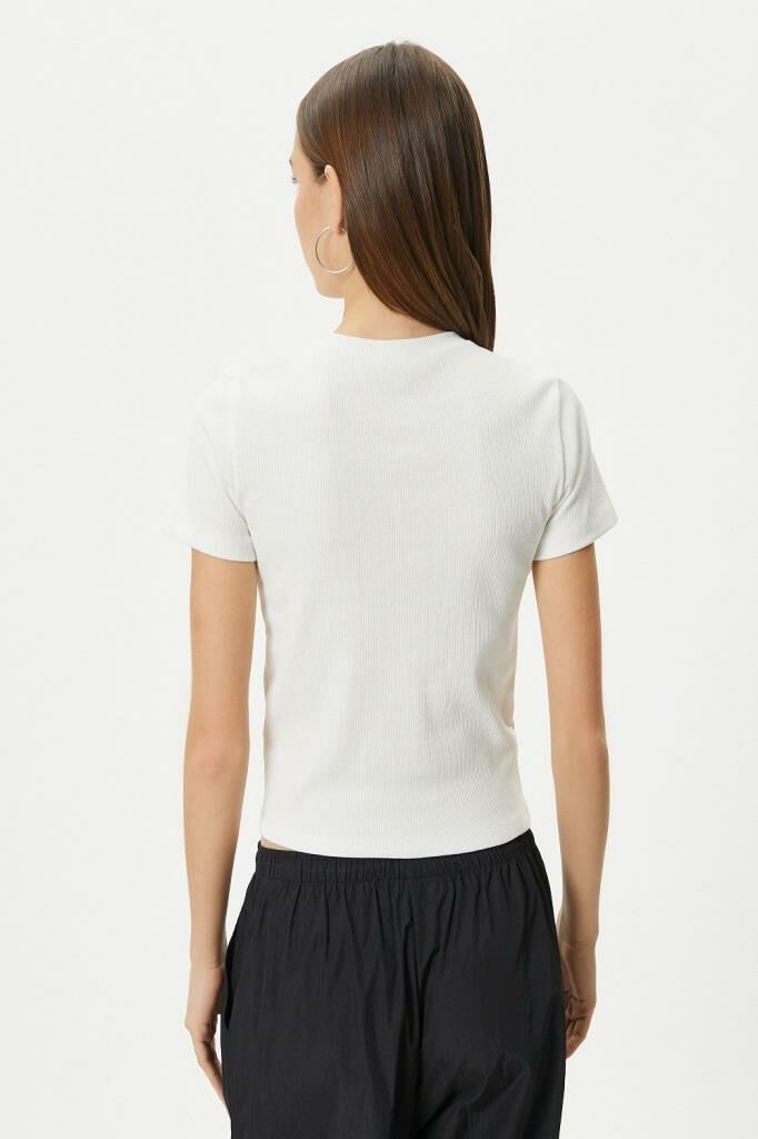 Koton Anime Tişört Baskılı Kısa Kollu Bisiklet Yaka Pamuklu Slim Fit