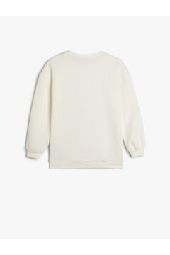 Koton Kız Çocuk Sweatshirt Looney Tunes Baskılı Lisanslı Uzun Kollu Bisiklet Yaka Şardonlu