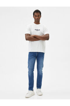Koton Slim Fit Kot Pantolon - Brad Jean