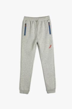 Koton Erkek Çocuk Jogger Eşofman Altı Cep Detaylı Beli Bağlamalı Şardonlu