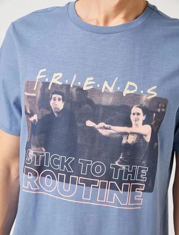 Koton Erkek Friends Lisanslı Baskılı Tişört