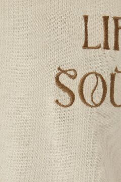 Koton Slogan Baskılı Tişört Bisiklet Yaka Kısa Kollu Pamuklu