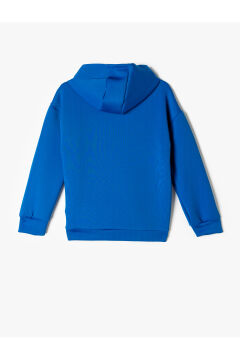 Koton Erkek Çocuk Kapşonlu Sweatshirt Kanguru Cepli Uzun Kollu
