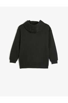 Koton Erkek Çocuk Batman Kapşonlu Sweatshirt Lisanslı Uzun Kollu