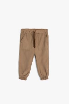 Koton Erkek Bebek Basic Jogger Pantolon Viskon Kumaş