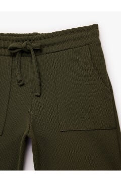 Koton Erkek Çocuk Pike Kumaş Beli Bağlamalı Cepli Şort