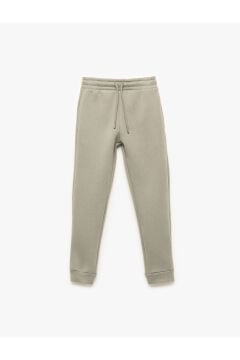 Koton Erkek Çocuk Beli Lastikli Cepli Şardonlu Basic Jogger Eşofman Altı