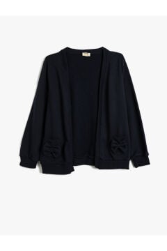 Koton Kız Çocuk Okul Sweatshirt Uzun Kollu Fiyonk Detaylı