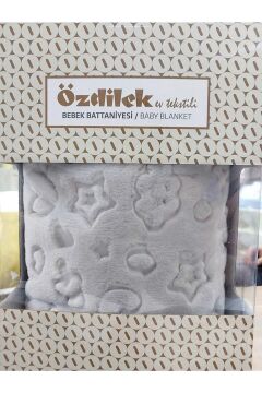 Özdilek Embos Bebek Battaniyesi 100 x 120 A.GRİ
