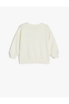 Koton Erkek Bebek Baskılı Uzun Kollu Bisiklet Yaka Pamuklu Sweatshirt