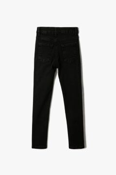 Koton Erkek Çocuk Kot Pantolon Cepli - Slim Jean Beli Ayarlanabilir Lastikli
