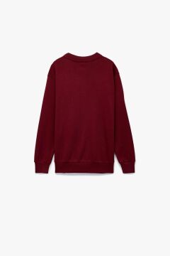 Koton Erkek Çocuk Pamuklu Uzun Kollu Bisiklet Yaka Baskılı Sweatshirt