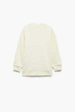 Koton Erkek Çocuk Pamuklu Uzun Kollu Bisiklet Yaka Basic Sweatshirt