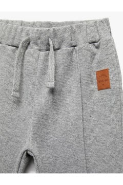 Koton Erkek Bebek Beli lastikli Cepli Basic Jogger Eşofman Altı