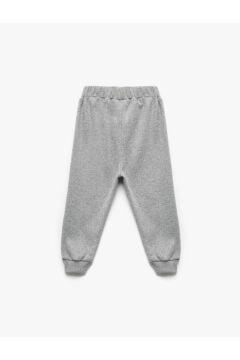 Koton Erkek Bebek Beli lastikli Cepli Basic Jogger Eşofman Altı