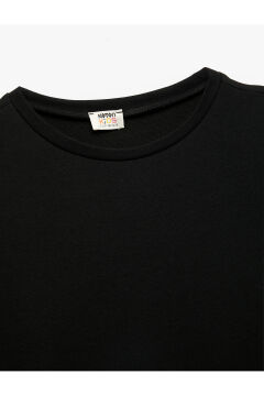 Koton Erkek Çocuk Uzun Kollu Bisiklet Yaka Basic Sweatshirt