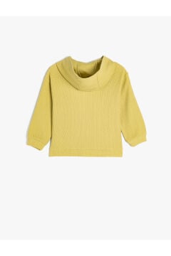 Koton Erkek Bebek Pamuklu Kanguru Cepli Fermuarlı Basic Kapşonlu Sweatshirt