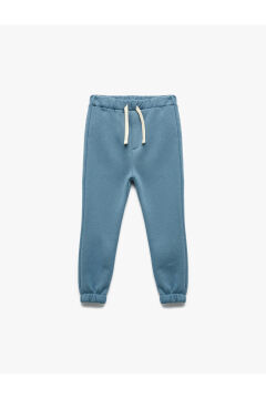 Koton Erkek Bebek Beli Bağcıklı Pamuklu Basic Jogger Eşofman Altı