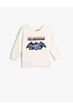 Koton Erkek Çocuk Batwheels Baskılı Sweatshirt