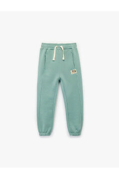 Koton Erkek Bebek Beli Bağlamalı Cepli Şardonlu Jogger Eşofman Altı