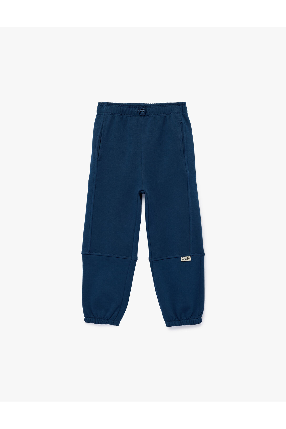 Koton Erkek Bebek Şardonlu Pamuklu Beli Lastikli Oversize Jogger Eşofman Altı