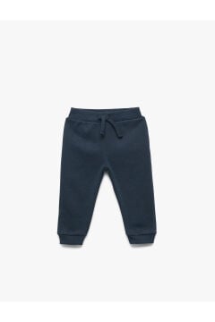 Koton Erkek Bebek Beli Lastikli Şardonlu Basic Jogger Eşofman Altı