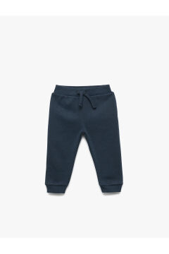 Koton Erkek Bebek Beli Lastikli Şardonlu Basic Jogger Eşofman Altı